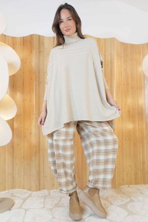 Maggie Cable Blanket Knit Oatmeal